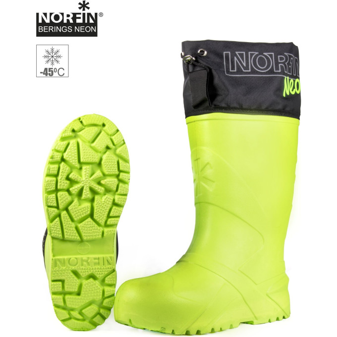 Сапоги зимние NORFIN BERINGS NEON с манжетами -45С EVA р.38-39