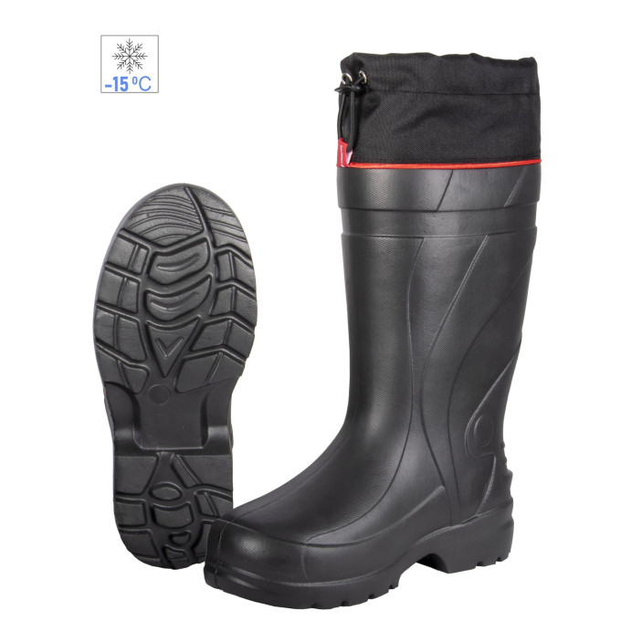 Зимние сапоги NORFIN STEP LIGHT с манжетой, черный, EVA р.40-41