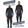Полукомбинезон забродный NORFIN PILOT BOOTFOOT р.44-XL с сапогами