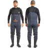 Полукомбинезон забродный NORFIN SHADOW NEOPRENE BOOTFOOT M с сапогами