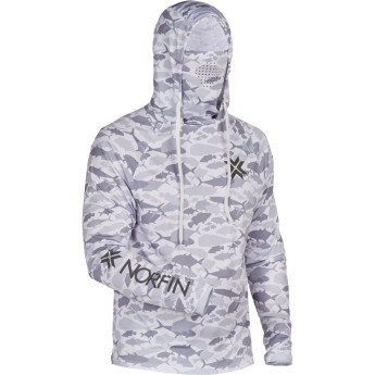Джемпер NORFIN SUN PRO GUARD HOODIE GRAY р.M