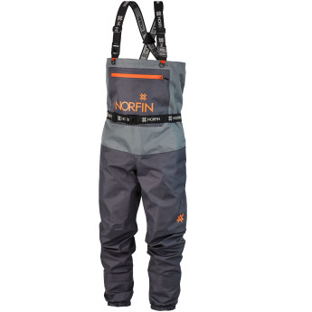 Полукомбинезон забродный NORFIN PILOT STOCKINGFOOT GRAY р.XLL